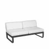 Online Fermob Bellevie Central modulsoffa 2-sits Anthracite (grå) off-white dyna
