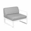 Online Fermob Bellevie Right modulsoffa Cotton white (vit) flannel grey dyna 1-sits