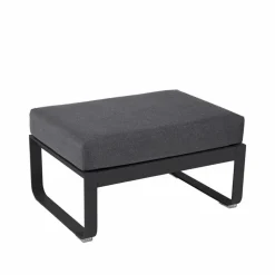 Fermob Bellevie 1-sits fotpall Anthracite (grå) graphite grey dyna