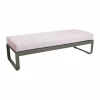Outlet Fermob Bellevie 2-sits fotpall Rosemary (grön)-pearl