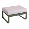 Sale Fermob Bellevie 1-sits fotpall Rosemary (grön)-pearl