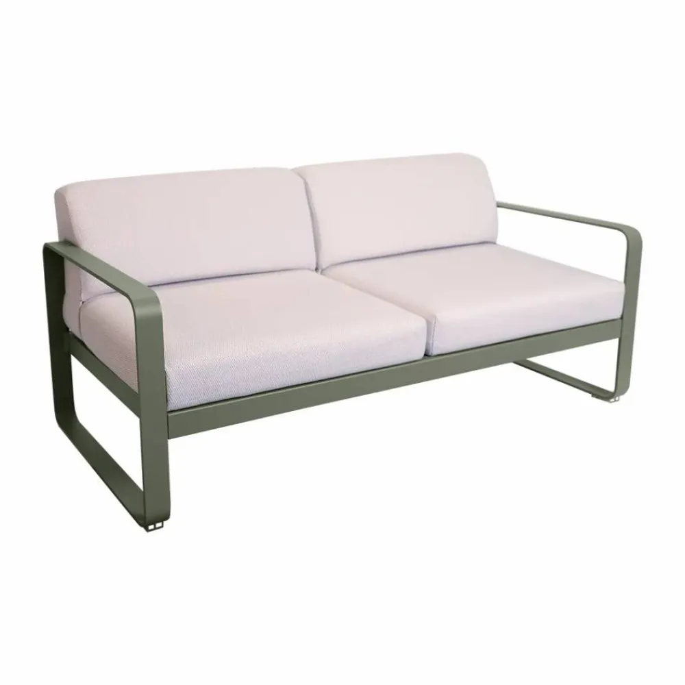 Clearance Fermob Bellevie 2-sits soffa Rosemary (grön)-pearl