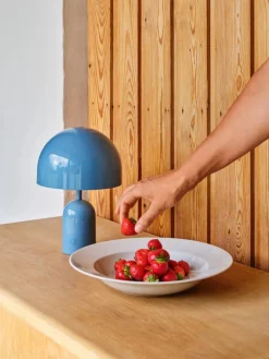 Tom Dixon Bell Portabel LED bordslampa 28 cm Baby Blue