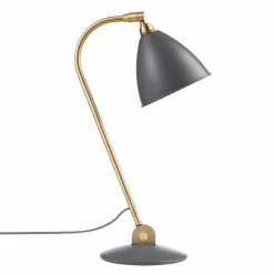 Hot GUBI Bestlite BL2 bordslampa grå-mässing