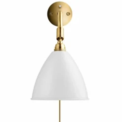 Discount GUBI Bestlite BL7 vägglampa matt vit-mässing
