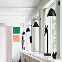 Online GUBI Bestlite BL7 vägglampa svart-krom