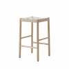&Tradition Betty TK7 barpall oak naturflätad linnebandssits