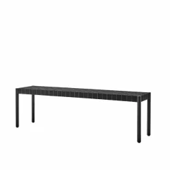 &Tradition Betty TK5 bänk black svart flätad linnebandssits