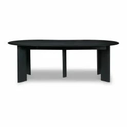 Online Ferm Living Bevel Extendable matbord Svartoljad bok inkl 2 st iläggsskivor