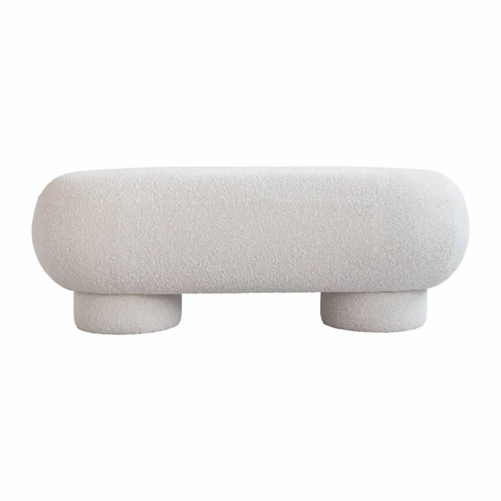 101 Copenhagen Big Foot petit bänk 120x44 cm Bouclé