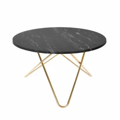 Online OX Denmarq Big O Table matbord Marmor marquina mässingsstativ