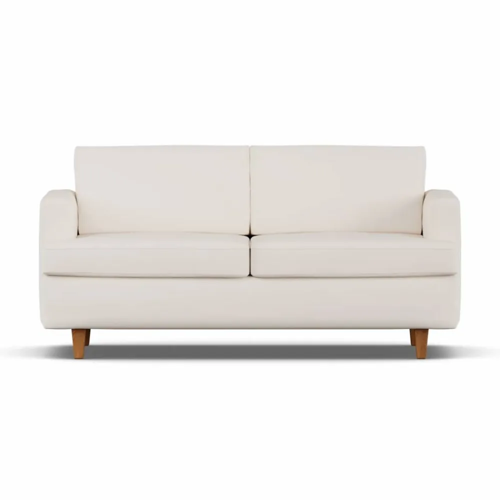 1898 Binga 2 5-sits bäddsoffa Caleido Beige 9600-mörkbetsad ask