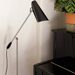 New Northern Birdy golvlampa Black-steel