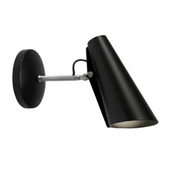 Northern Birdy vägglampa kort Black-steel