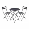 Fermob Bistro matgrupp 2 stolar Ø60 cm anthracite