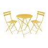 Fermob Bistro matgrupp 2 stolar Ø60 cm honey