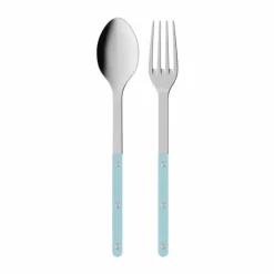 SABRE Paris Bistrot solid serveringsbestick 2 delar Pastel blue