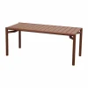 Cane-line Bliss soffbord/bänk Desert red 107x39x44 cm