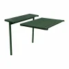 New Cane-line Bliss tilläggsskiva och ben 81x130 cm Dark green