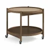 Sale Brdr. Krüger Bølling Tray Table model 60 rullbord earth rökoljad ekstativ