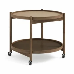 Sale Brdr. Krüger Bølling Tray Table model 60 rullbord earth rökoljad ekstativ