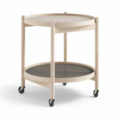 Online Brdr. Krüger Bølling Tray Table model 50 rullbord stone obehandlat bokstativ