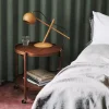 New Brdr. Krüger Bølling Tray Table model 50 rullbord stone oljat bokstativ