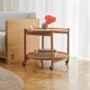 Clearance Brdr. Krüger Bølling Tray Table model 60 rullbord water obehandlat bokstativ