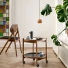 Brdr. Krüger Bølling Tray Table model 50 rullbord water oljat bokstativ