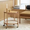 Clearance Brdr. Krüger Bølling Tray Table model 50 rullbord water oljat valnötsstativ