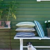 Chhatwal & Jonsson Block Stripe utomhuskudde 40x60 cm Blue-off white