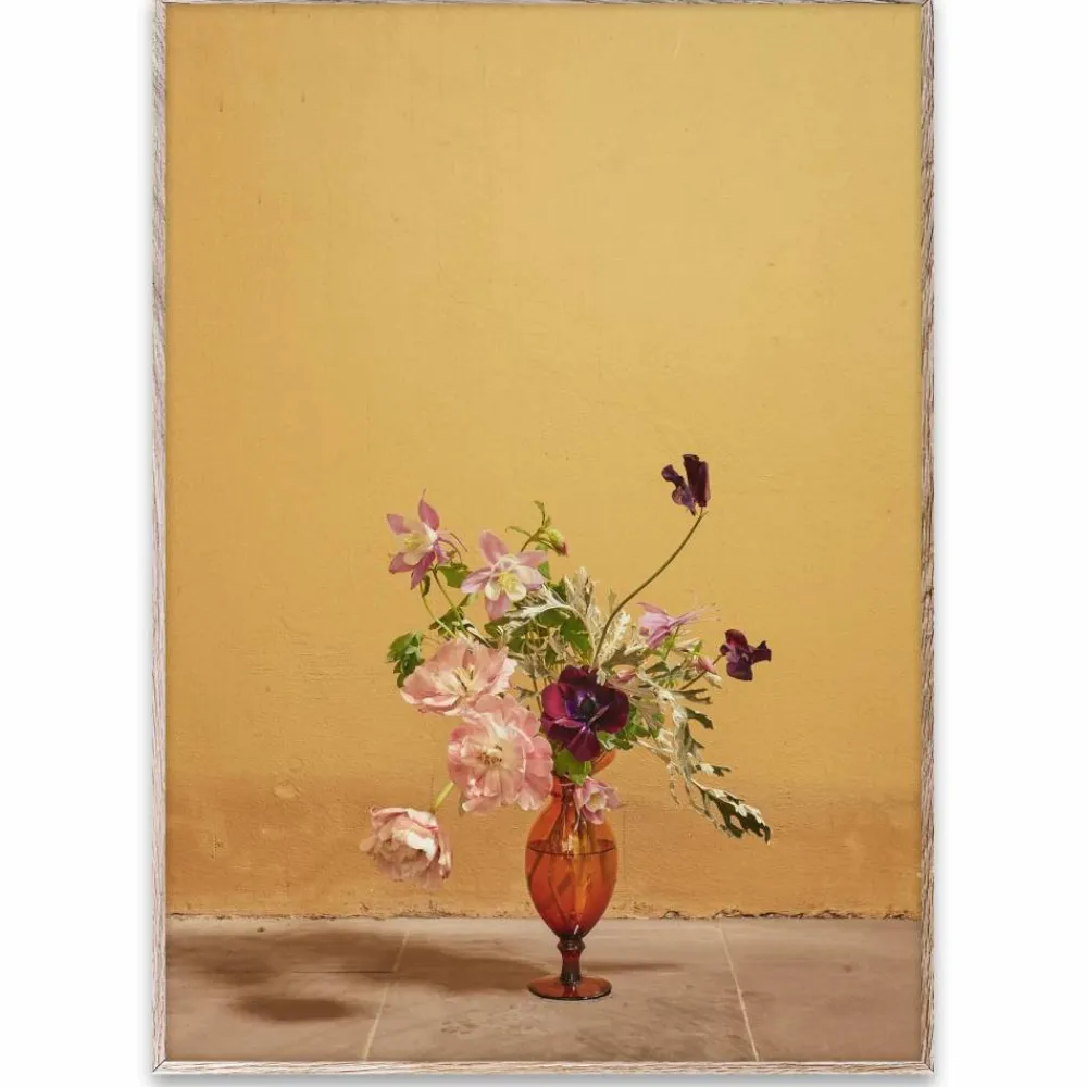 Paper Collective Blomst 02 Ochra poster 50x70 cm