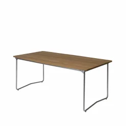 Hot Grythyttan Stålmöbler B31 matbord 170x92 cm Ek olja-varmförzinkat stativ