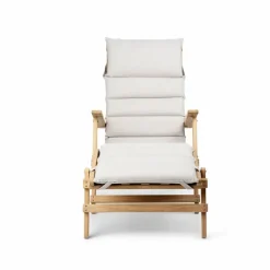 Hot Carl Hansen & Søn BM5565 däckstol teak inkl dyna