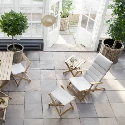 Carl Hansen & Søn BM5868 sidobord Teak 45x45 cm