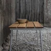 Best Grythyttan Stålmöbler Bänk 9 bänk Teak-170 cm-varmförzinkad