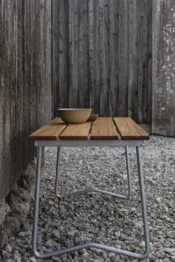 Best Grythyttan Stålmöbler Bänk 9 bänk Teak-170 cm-varmförzinkad