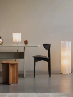 Hot Ferm Living Boe golvlampa 80 cm Silver-natural