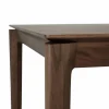 Clearance Ethnicraft Bok matbord 240x100 cm Lackad teak brown