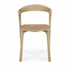 Ethnicraft Bok stol Lackerad ek-läder Sienna