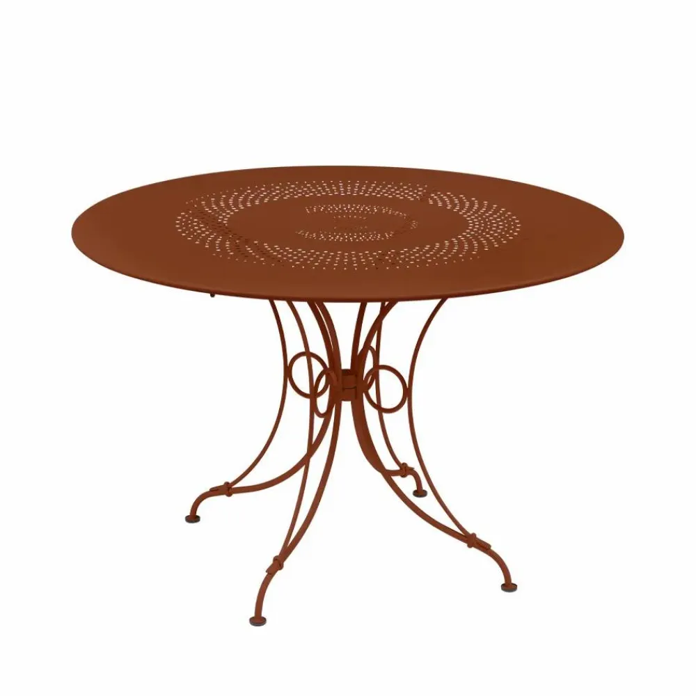 Fermob 1900 bord Ø117 cm Red ochre (röd)
