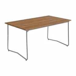 Clearance Grythyttan Stålmöbler Bovik bord Teak-varmförzinkat stativ 150x92 cm