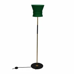 Hot Örsjö Belysning Bow golvlampa Rå mässing-emerald green small 147 cm