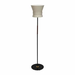 Online Örsjö Belysning Bow golvlampa Svart-cream white small 147 cm