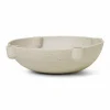 New Ferm Living Bowl adventsljusstake keramik large Ø27 cm Ljusgrå