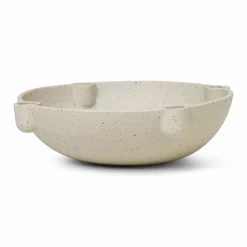 New Ferm Living Bowl adventsljusstake keramik large Ø27 cm Ljusgrå