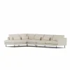 Sale 1898 Bredhult soffa Jump Beige 1956-svart stål 4-sits B2