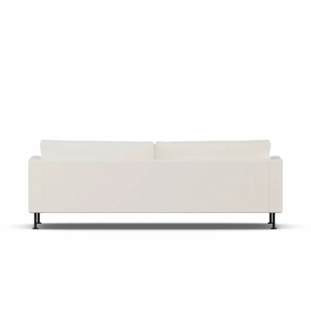 Sale 1898 Bredhult soffa Jump Off White 1954-svart stål 3-sits
