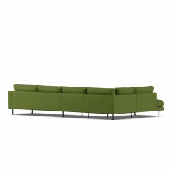 1898 Bredhult soffa Luiza Green 3975-svart stål 4-sits B2