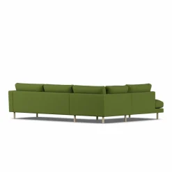 1898 Bredhult soffa Luiza Green 3975-vitoljad ek 3-sits A2